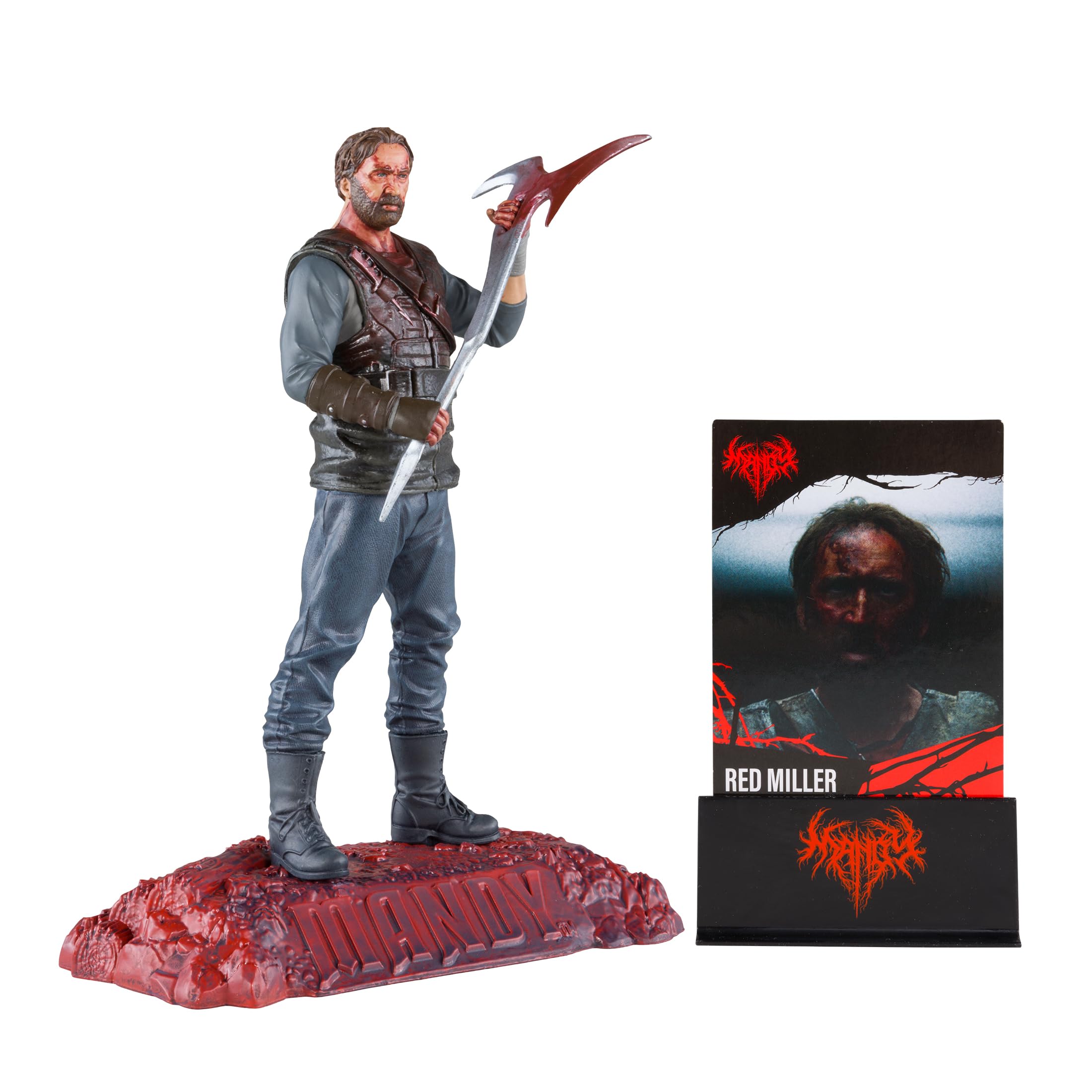 エレクテリック・ティキ　マンディ　MANDY　バストアップフィギュア Amazon.com: McFarlane Toys - Movie Maniacs, Red Miller (Mandy) 6in